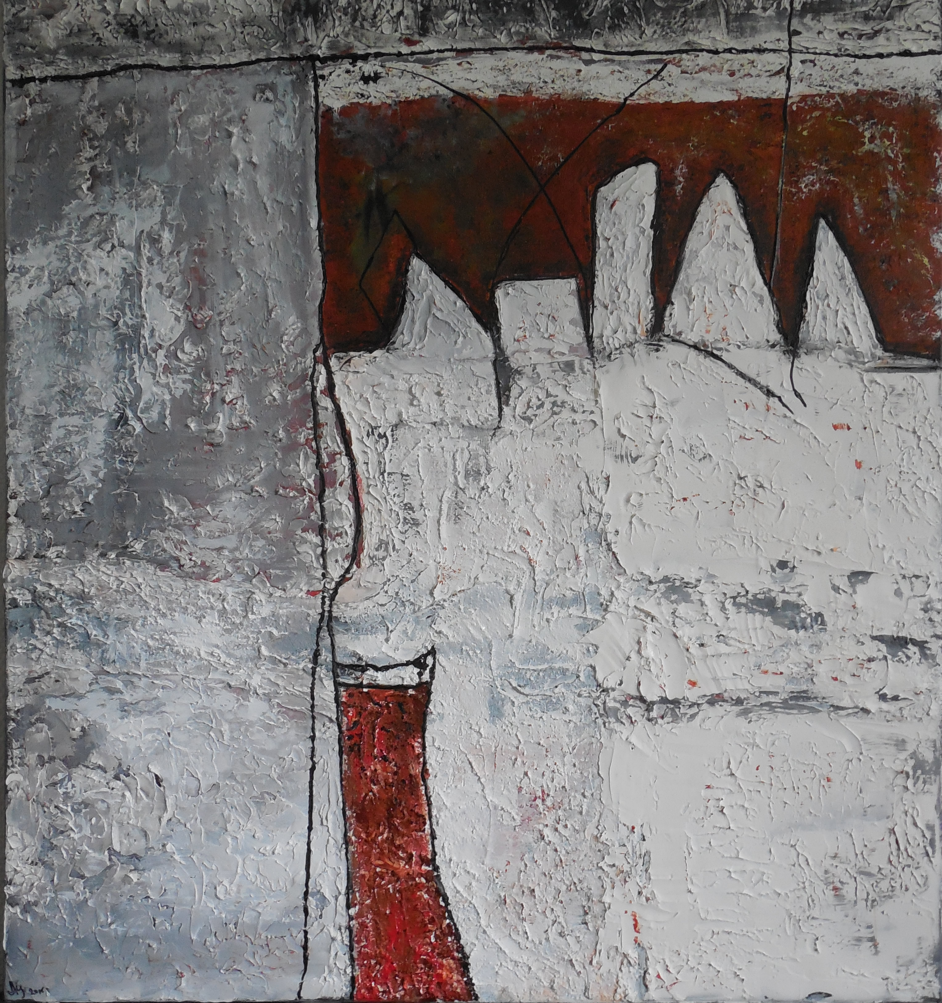 Winter - door Henriette van der Grinten